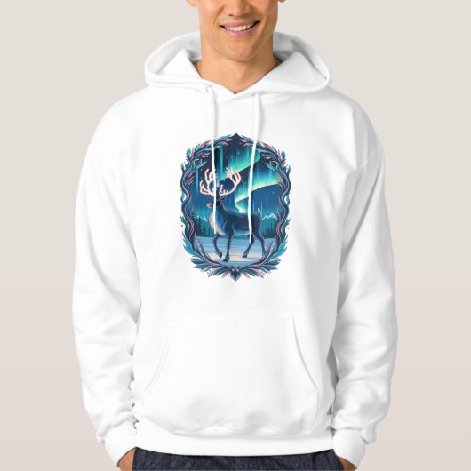 Magische rendiergloed hoodie (Voorkant)