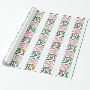 Magische rendiervoeding cadeaupapier