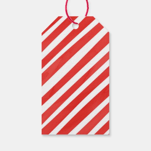 Magische rendiervoedingsveer kerstmis met kerstmis cadeaulabel (Achterkant)