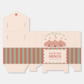 Magische Retro Carnaval Circus Baby shower Bedankdoosjes (Ongevouwen)