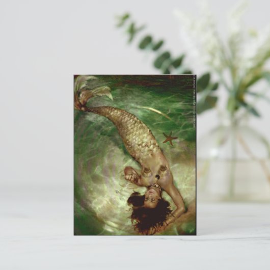 Magische rimpeling briefkaart (Staand voorkant)