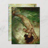 Magische rimpeling briefkaart (Voorkant / Achterkant)