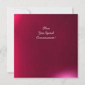 MAGISCHE RINGEN, MONOGRAM edelsteen roze ijs Kaart (Achterkant)