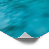 Magische rivier in betoverend winterbos poster (Hoek)