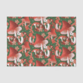 Magische rode en groene paddenstoel tissuepapier (Voorkant)