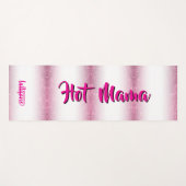 Magische roze achtergrond naam Persoonlijk Yogamat (Voorkant (horizontaal))