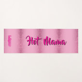 Magische roze achtergrond naam Persoonlijk Yogamat (Voorkant (horizontaal))