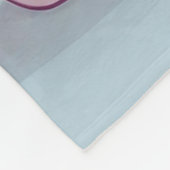 Magische Roze Baby Eenhoorn Stars Aangepaste Naam Fleece Deken (Hoek)