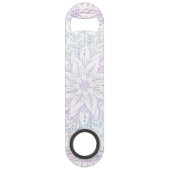 Magische roze blauwe Mandala ventilator Speed Flessenopener (Voorkant)