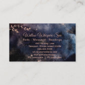 *~* Magische Roze Blauwgroen Sky Willow Tree Branc Visitekaartje (Achterkant)