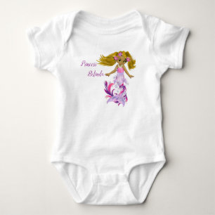 Magische Roze Draaikolk Zeemeermin Romper