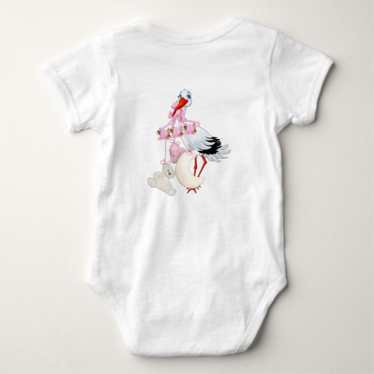 Magische Roze Draaikolk Zeemeermin Romper (Achterkant)