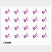 Magische Roze Dumbo Octopus Sticker - Neon Diepzee (Vel)