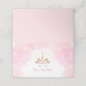 Magische Roze Eenhoorn Galaxy Wolken Verjaardag De Plaatskaartje (Buitenkant ongevouwen)