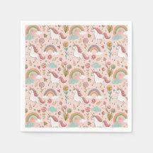 Magische Roze Eenhoorn & Regenboog Kinderen Patroo