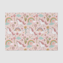 Magische Roze Eenhoorn & Regenboog Kinderen Patroo