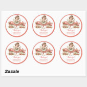 Magische Roze Fee 8e Verjaardag Bedankt Stickers (Vel)