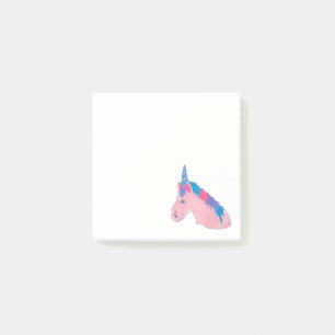 Magische roze Paarse hoorn Unicorn Horse Mythical Post-it® Notes
