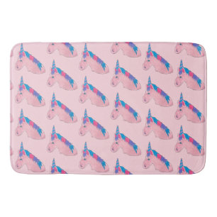 Magische roze Paarse mythische paarden Unicorn Pri Badmat