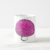 Magische roze paddenstoel Fungus Koffiemok (Center)