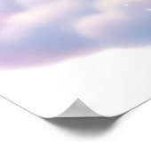 Magische Roze Prinses Kasteel Meisjes 'Room Custom Poster (Hoek)