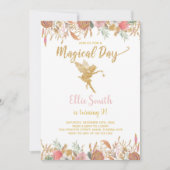 Magische Roze Tuin Party Kaart (Voorkant)