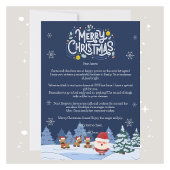 Magische Santa Letter Kaart