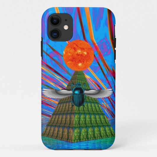 Magische Scarabee iPhone / iPad hoes (Achterkant)