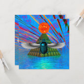 Magische Scarabee  Kaart (Voorkant / Achterkant in situ)