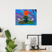 Magische Scarabee Poster (Thuiskantoor)