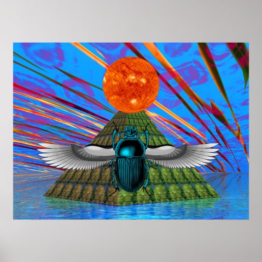 Magische Scarabee Poster (Voorkant)