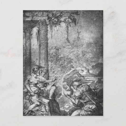 Magische scène briefkaart (Voorkant)