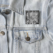 Magische scène vierkante button 5,1 cm (In situ)