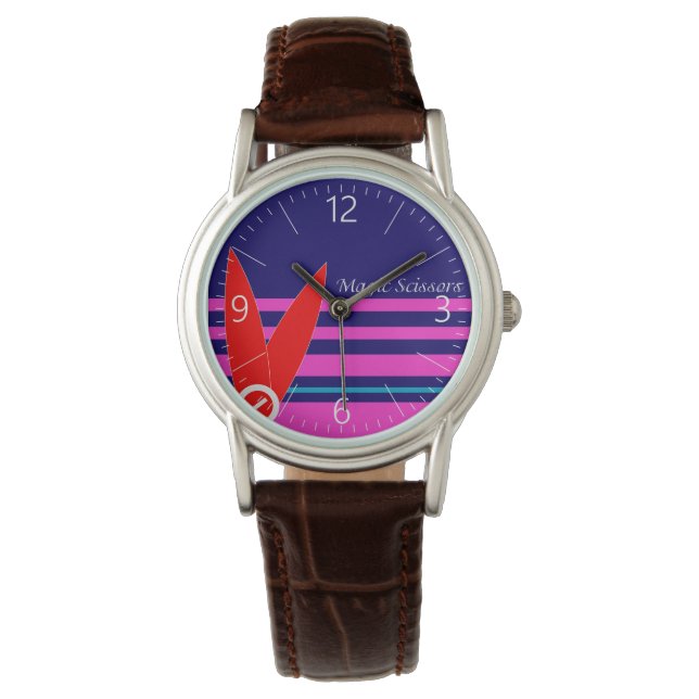 Magische schaar horloge (Voorkant)