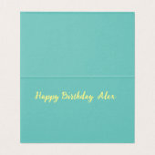 Magische schattige kikkerpaddenstoel kaart (Binnenkant ongevouwen)