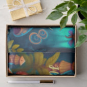 Magische schattige kikkerpaddenstoel tissuepapier (Geschenk)