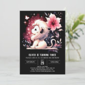 Magische Schattigee leeuwenverjaardag Kaart (Staand voorkant)