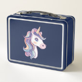 Magische Schattigee Sparkly Pastel Eenhoorn (Achterkant)