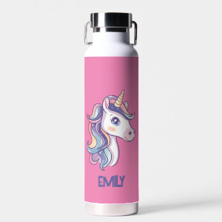 Magische Schattigee Sparkly Pastel Eenhoorn met Ki Waterfles