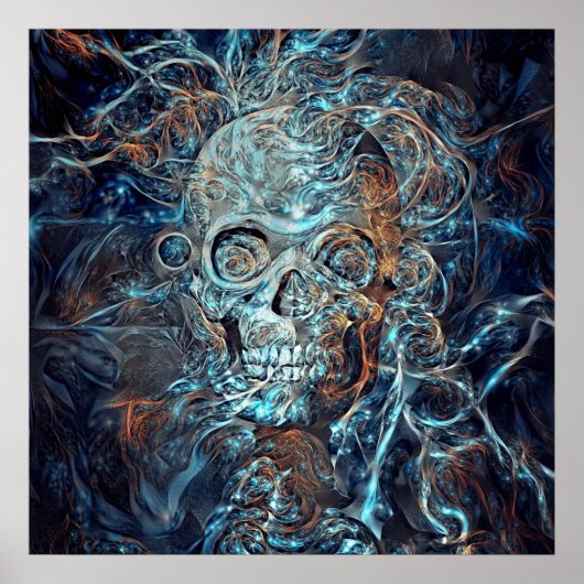 Magische schedel poster (Voorkant)