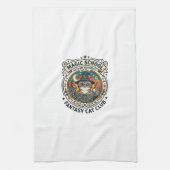 Magische School Fantasy Kat Cute Kitty Design - Ma Theedoek (Verticaal)