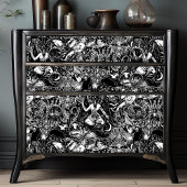 Magische Scrapbook Craft Decoupage Baphomet Gothic Tissuepapier