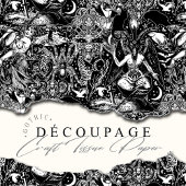 Magische Scrapbook Craft Decoupage Baphomet Gothic Tissuepapier