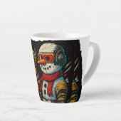 Magische Seizoen Sneeuw-Bro Latte Mok Funky Kerstm (Rechterhoek)