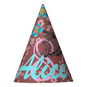 Magische Shabby Chic Theepartij Papieren Hatten Feesthoedjes