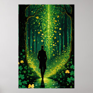 Magische Shamrock Path Poster