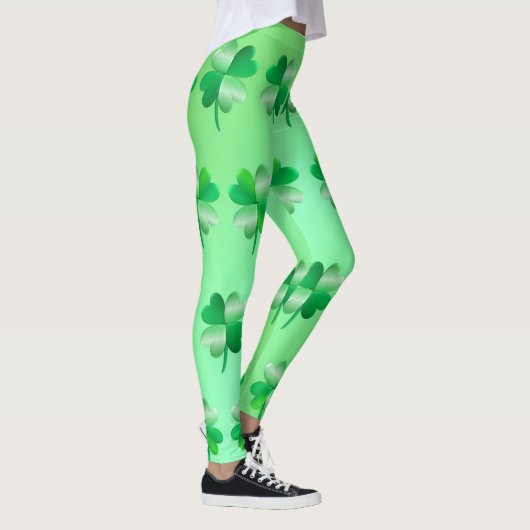 Magische Shamrocks alleen voor Fun. Leggings (Rechts)