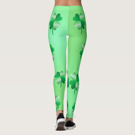 Magische Shamrocks alleen voor Fun. Leggings (Achterkant)