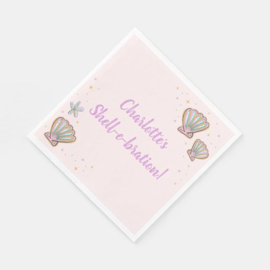 Magische Shell-e-bration servetten (Hoek)