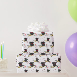 Magische Show Goochelaar Hoed Toverstaf Dobbelsten Cadeaupapier